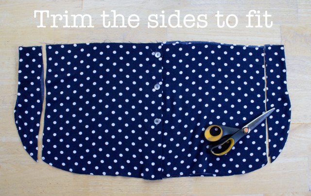 polka dot shirt redesign tutorial