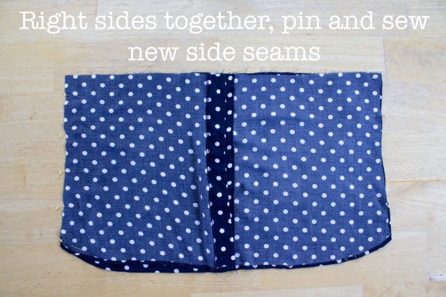 polka dot shirt redesign tutorial