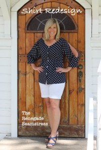 polkadot shirt redesign tutorial