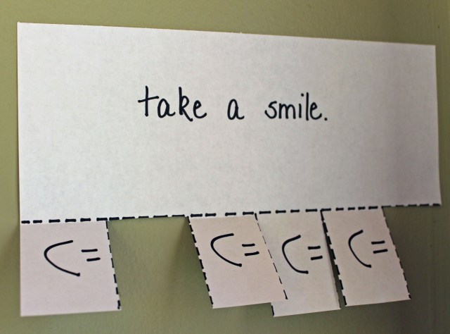 take a smile