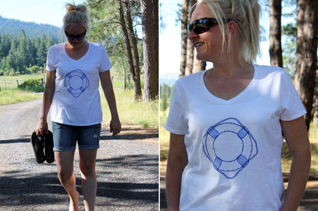 DIY-Nautical-T-Shirt--Life-Preserver
