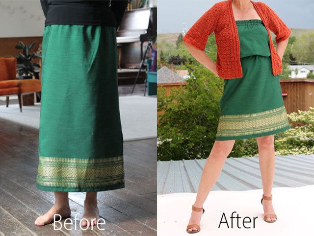Skirt-to-dress-before-and-after
