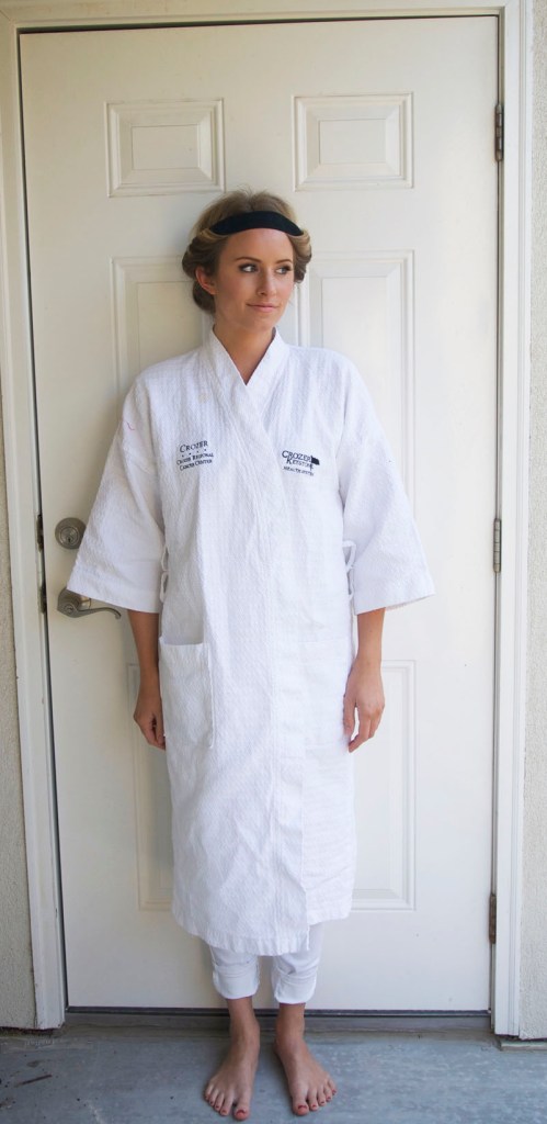 boho robe before