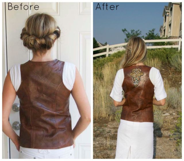 boho vest Collage