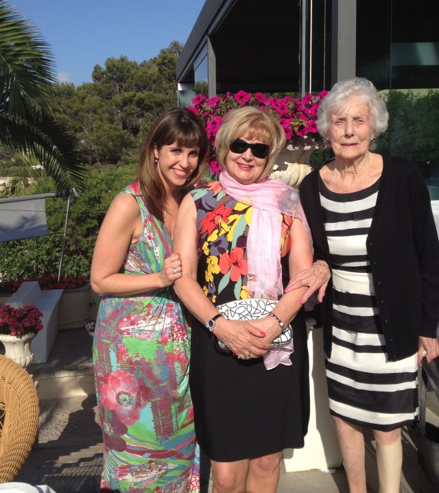 Before with Mum and Nan