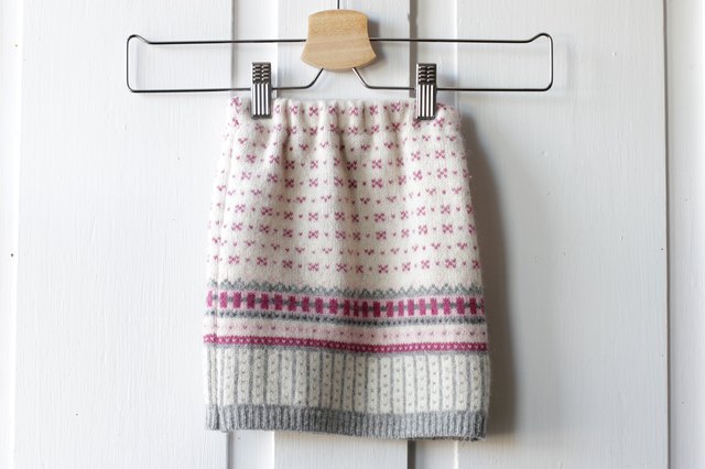 Make a Cozy Little Girl's Sweater Skirt From an Old Sweater