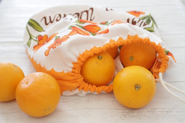 DIY Reusable Grocery and Produce Bag From a Dishtowel