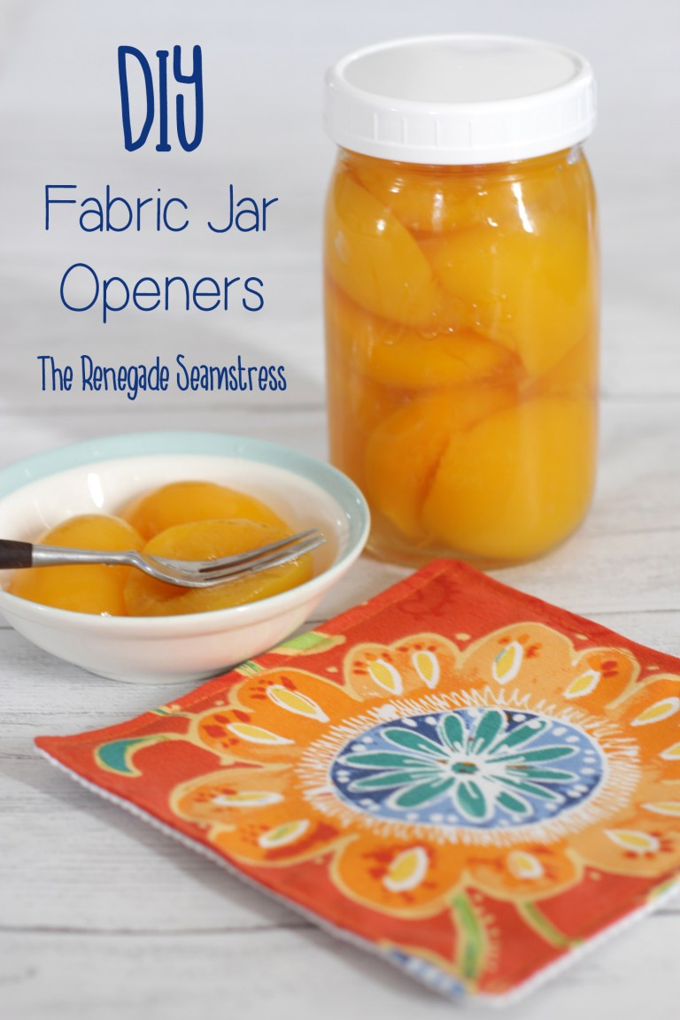 DIY Fabric Jar Openers: A New One Minute Video | The Renegade Seamstress