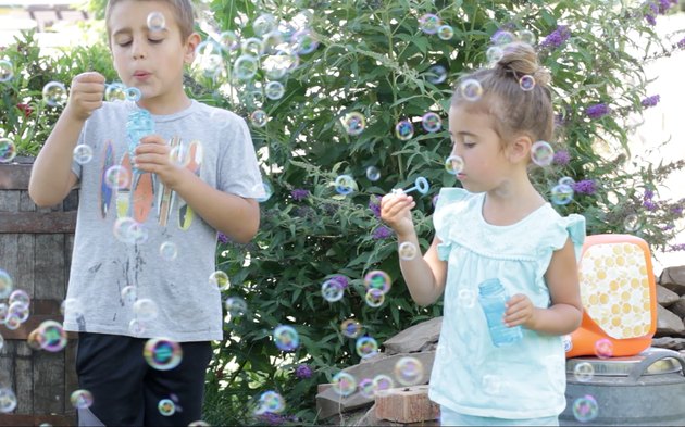 DIY Bubble Station for Kids