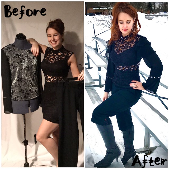Refashion Runway Statement Sleeve Challenge