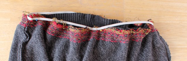 Sweater dress refashion by the Renegade Seamstress