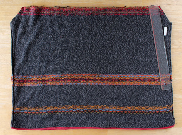 Sweater dress refashion by the Renegade Seamstress