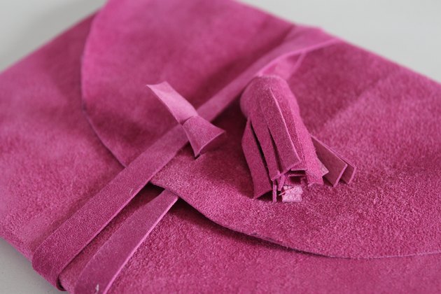 How to Make a Journal Cover From a Suede Jacket