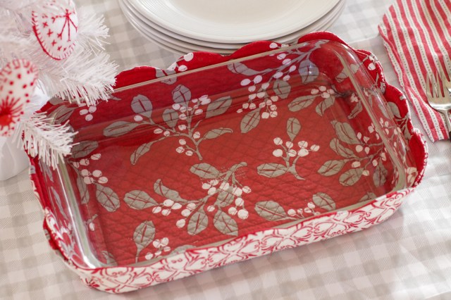 diy fabric hot dish basket