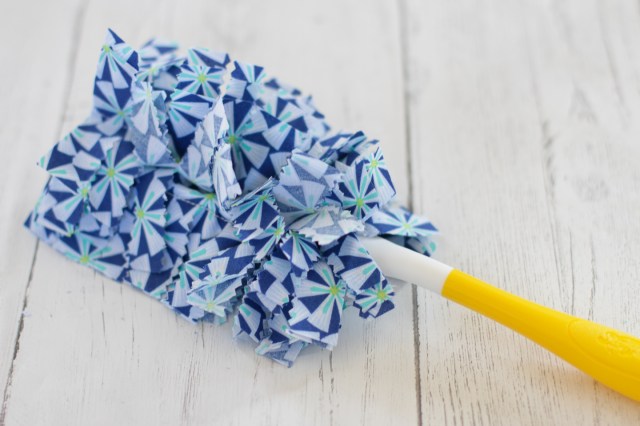 how to make a reusable Swiffer duster cloth