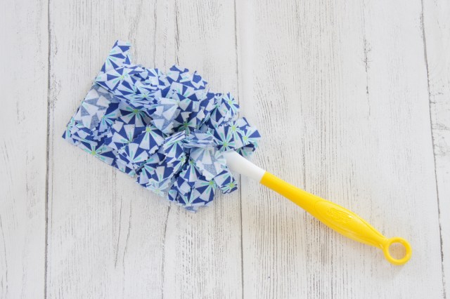 how to make a reusable Swiffer duster cloth